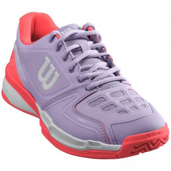 Zapatillas Wilson Rush Comp W, Tenis Mujer, Lila/Coral