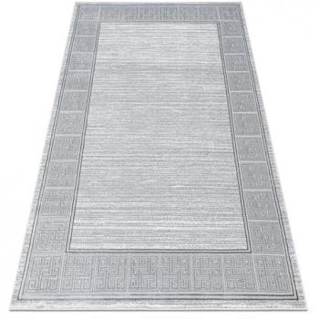Alfombra Sofisticada 8783 Marco Estructural Gris/Blanco 240x330 cm