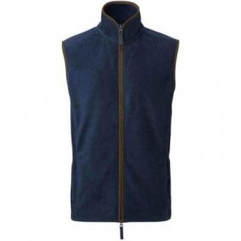 Men's Artisan Fleece Gilet – Black, Medium Size