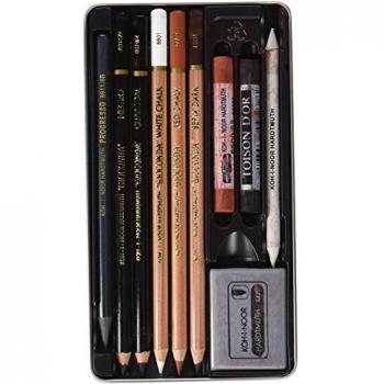 Michel set de dibujo Gioconda art en caja metálica 10 piezas c/surtidos