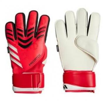 Adidas Predator Match Fingersave Rote Handschuhe für den Torwart, Größe 12