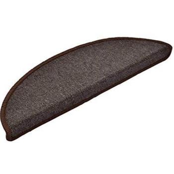 VidaXL 15 Pack Carpet Stair Treads Coffee 56x17x3 cm