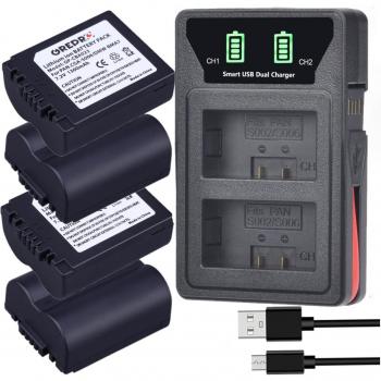 CGA-S006 DMW-BMA7 Battery Built-in USB Charger for Panasonic