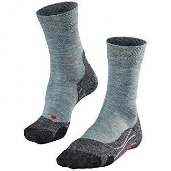 FALKE TK2 Wanderstrümpfe Herren – Blau, mit mittelstarker Polsterung, 1 Paar (44-45)
