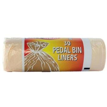 Safe Wrap Pedal Bin Liners 12 Litre Roll of 30