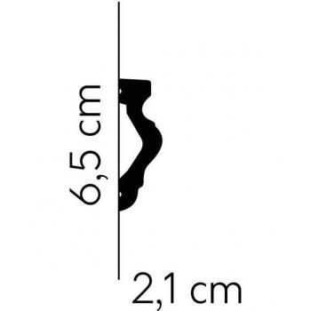 Mardom Zierleiste MD308 – Polystyrol-Wandprofil in Weiß