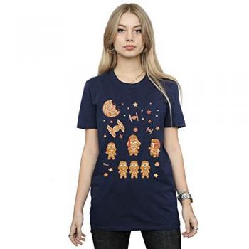 Large Navy Gingerbread Empire Women’s T‑Shirt