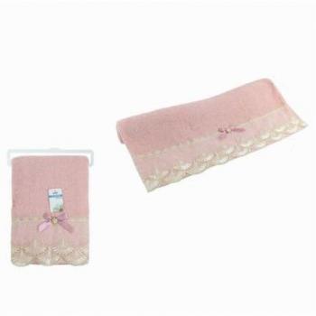 Serviette de Bain Rose en Coton 70 x 140 cm 380 g