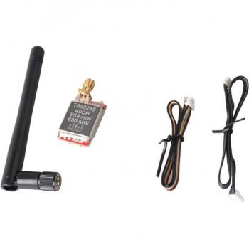 OOTDTY TS5828S Transmisor Micro 5 GB 600 mW con Antena FPV Cable para RC Quadcopter