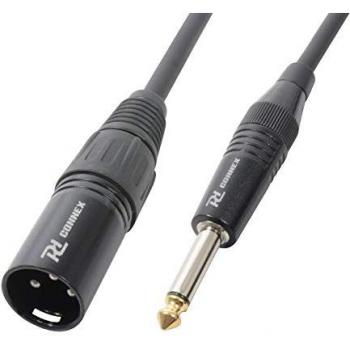 CX38-3 3 meter XLR Mannelijk naar 6.3mm Mono Kabel
