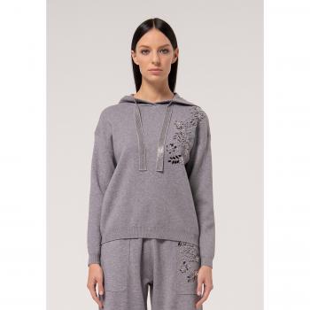 Roupas de Malha Estilo Regular com Capuz