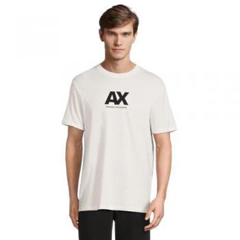 T-Shirt Manches Courtes Armani Exchange XL (Off-White)
