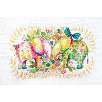 Cucitura a croce Elefante Abris Art Set