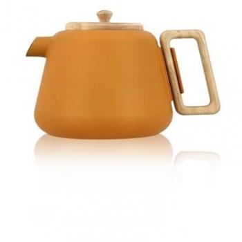 Théière en fonte OGO Living Viggo 1L Jaune avec filtre en inox