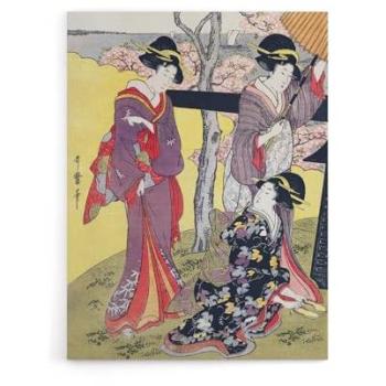 Artery8 Cherry Blossom Canvas – Purple Palette, 12x16