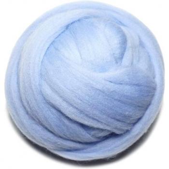 Wool Felt for Needle Felting 50g Sky Blue