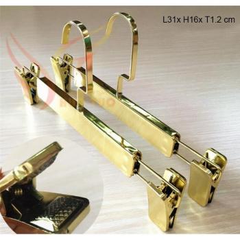 10 Pcs Stylish Gold Plastic Hangers for Wedding Dresses