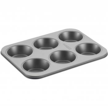 Mini 6‑Cup Pie Mold – Cake Boss Carbon Steel Edition