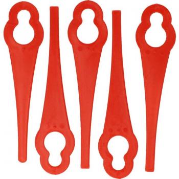 Lama rossa di ricambio per Florabest 18 (FRT-18A, FAT-18B3, B2, A1) – 5x in nylon/plastica