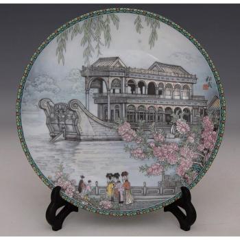 Harmonious Interests Ceramic Showcase from Jingdezhen