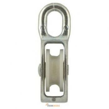 Blockseilrolle für Seile bis 6 mm