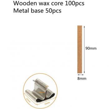 Mechas de Madera Para Velas Artesanales – 100 Unidades