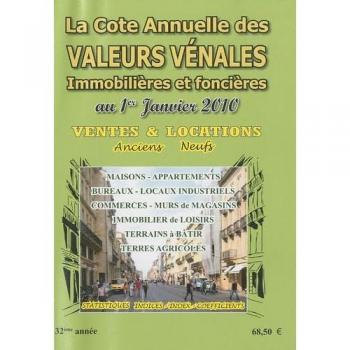 Valeurs vénales au 1er janvier 2010