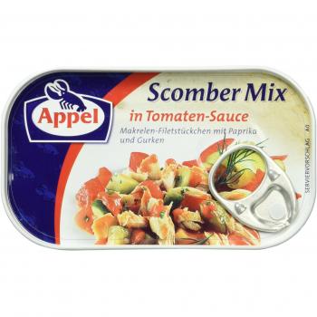 Appel Scomber in Tomatensauce, 14er Pack (14 x 120 g)