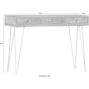 Sideboard-Konsole Scan – Naturbeige, 115 cm breit