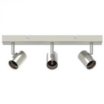 VidaXL Moderne Deckenleuchte Nickel 38 x 6,5 x 11,5 cm