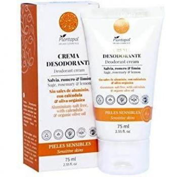 Crema desodorante pieles sensibles 75 ml. Plantapol