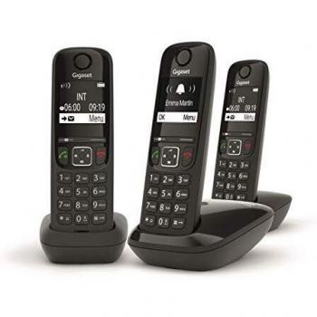 Gigaset AS690 Trio Telefono DECT Identificatore di chiamata Nero