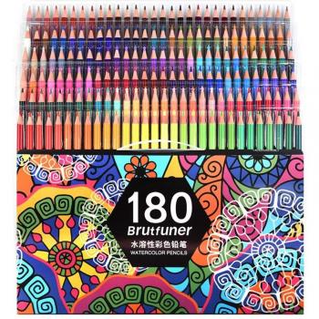 Brutfuner 180 Farben Holz-Buntstifte