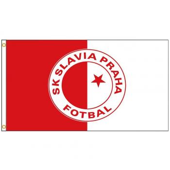 Drapeau Polyester Slavia Praha 90 x 150cm