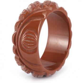 Brazalete Azul Ancho Resina Simple