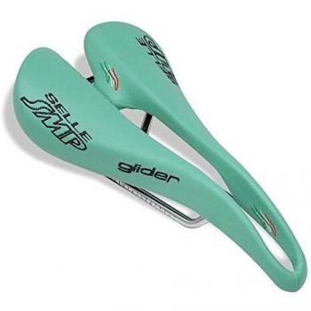 Sella SMP Glider Verde Bianchi con Binari Inox