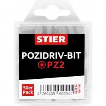 STIER Pozidriv-Bit Box PZ2
