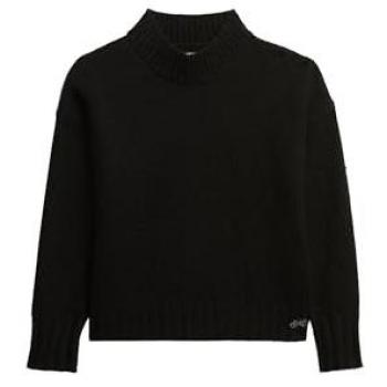 Superdry Essential Strickpullover Schwarz XS