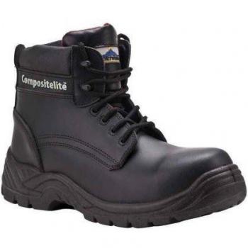 Solelunga portata: Stivali di sicurezza Portwest Compositelite Thor S3 uomo 5 UK colore nero