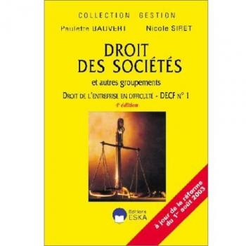 Droit des societes et autres groupements