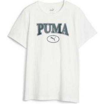 Puma Squad T-Shirt per Ragazzi Bianca