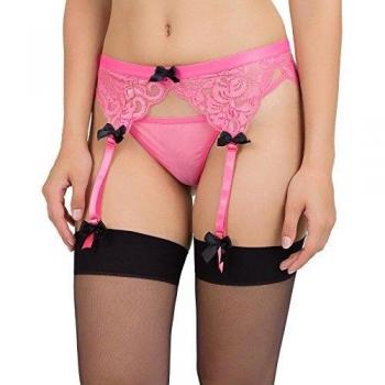 CARAMEL NUIT Garter Belt Plus Size, Rosa (Rosa Rosa), XXL para Mujer