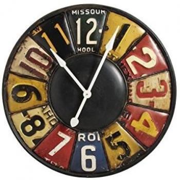 Horloge en métal AUBRY GASPARD Missouri