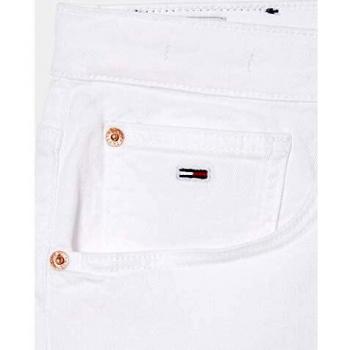Tommy Jeans Short de Denim Mrwh, Mars White, Talla Única