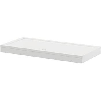 Pearlstone 1700mm x 800mm x 40mm Rectangular White Shower Tray and Plinth