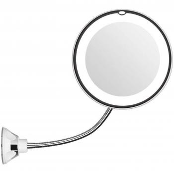 Miroir de salle de bain avec éclairage LED 10X