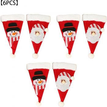 Décor de nouvel an, mini chapeaux de Père Noël