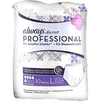 Always Discreet Professionnel Normal Taille L 10 pièces