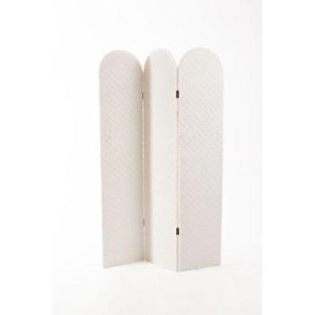 Biombo Miller Terciopelo Tricolor (Blanco, Marrón) – Regalos Miguel