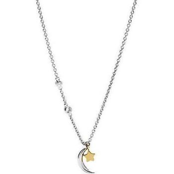 Collier en Argent Stérling avec Pendentif Étoile et Croissant de Lune Elliott pour Femme, Fossil